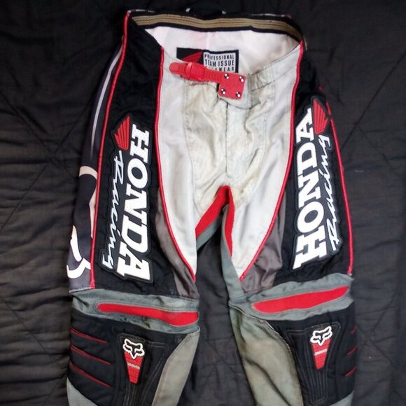 Vintage FOX Racing Honda 360 Motocross Pants 30 - Picture 2 of 9